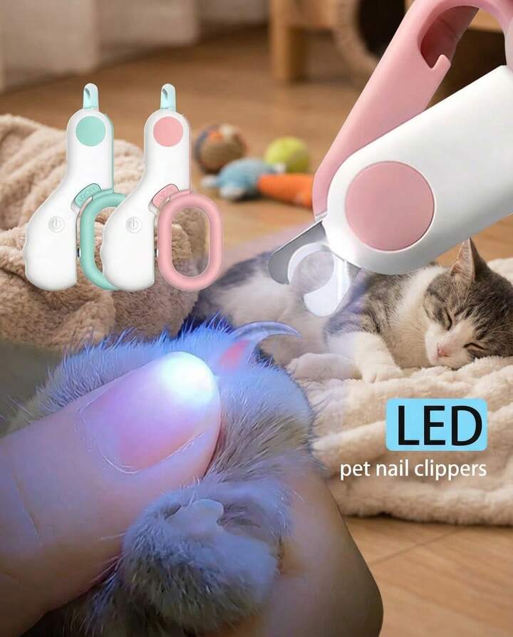 GlowClip | קוצץ ציפורניים עם LED לחיות מחמד