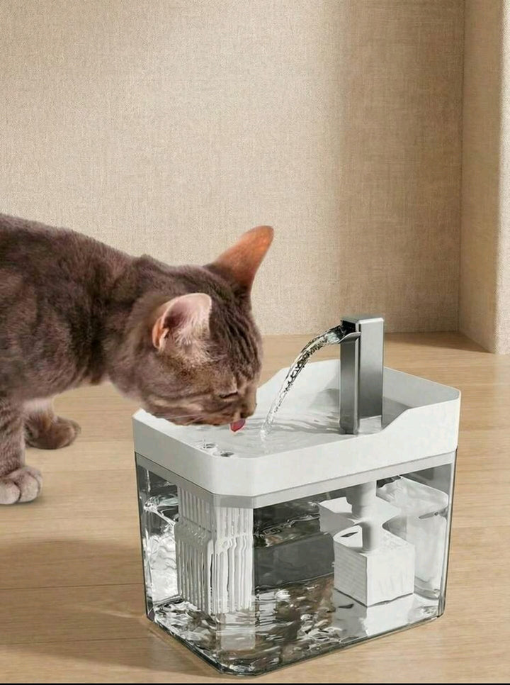 מזרקת מים אוטומטית 1.5 ליטר לחתולים וכלבים 💧
