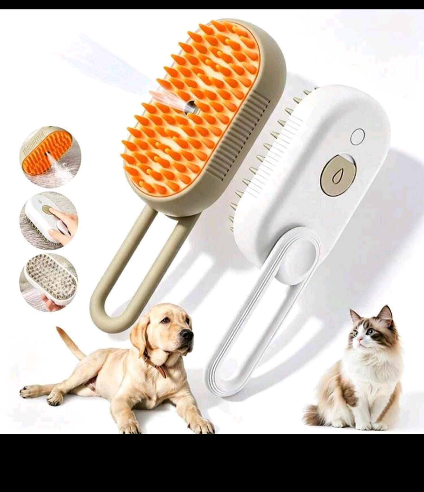 MistBrush | מברשת אדים/ספריי 3 ב-1 לחתולים וכלבים